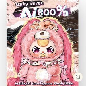 Baby Three 800% AI Plush Toy BLIND Box New
